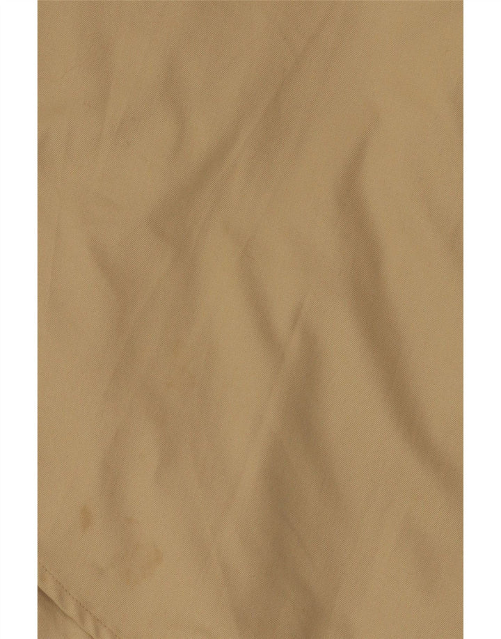 Мужская рубашка стандартного кроя Calvin Klein XL из полиэстера бежевого цвета