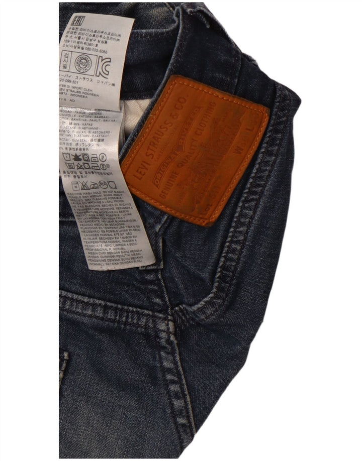 Мужские джинсы LEVI'S 511 Slim W30 L30 Темно-синие, хлопок