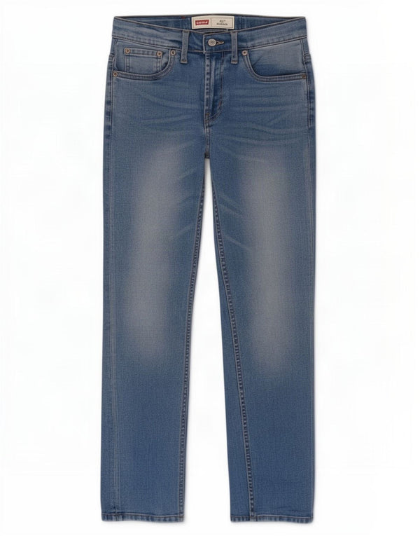 Levi's Boys 512 Узкие зауженные джинсы 11-12 лет W22 L28 Синий хлопок