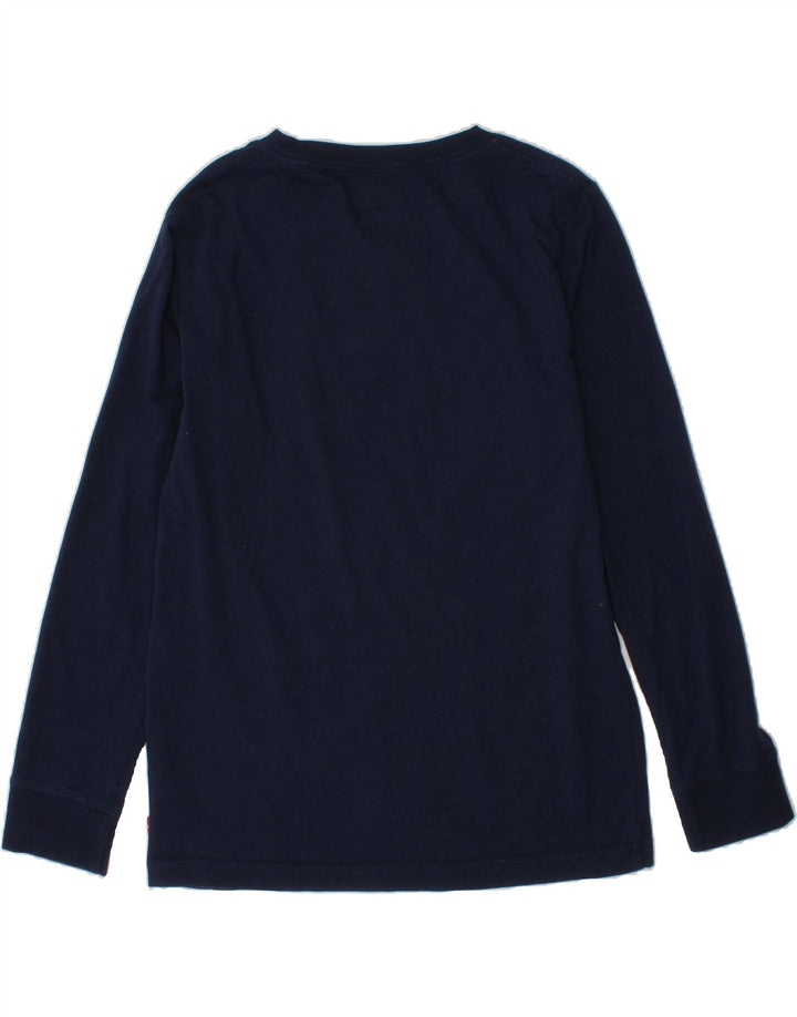 LEVI'S Boys Graphic T-Shirt Top 13-14 Years Navy Blue Vintage Levi's and Second-Hand Levi's from Messina Hembry 