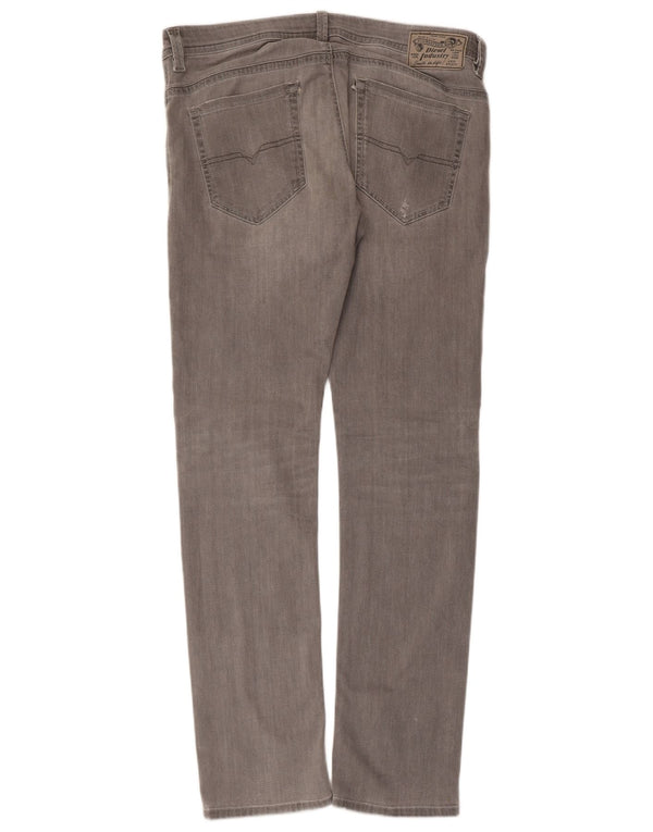 Женские узкие джинсы скинни DIESEL Thavar W34 L32, серый хлопок