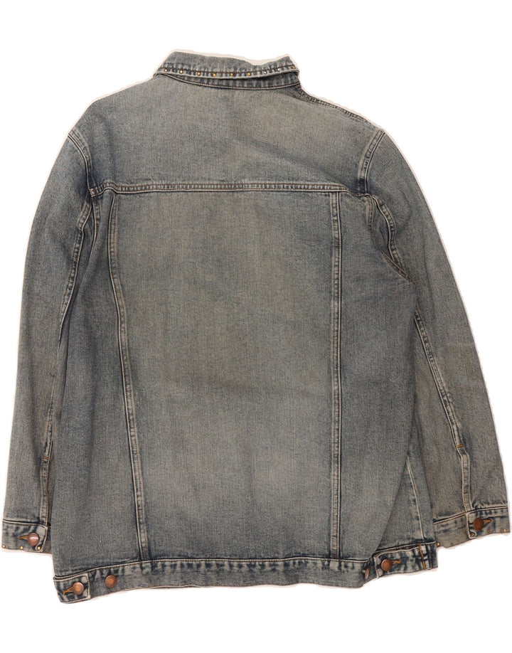 VINTAGE Womens Denim Jacket UK 18 XL Blue Cotton Vintage Vintage and Second-Hand Vintage from Messina Hembry 