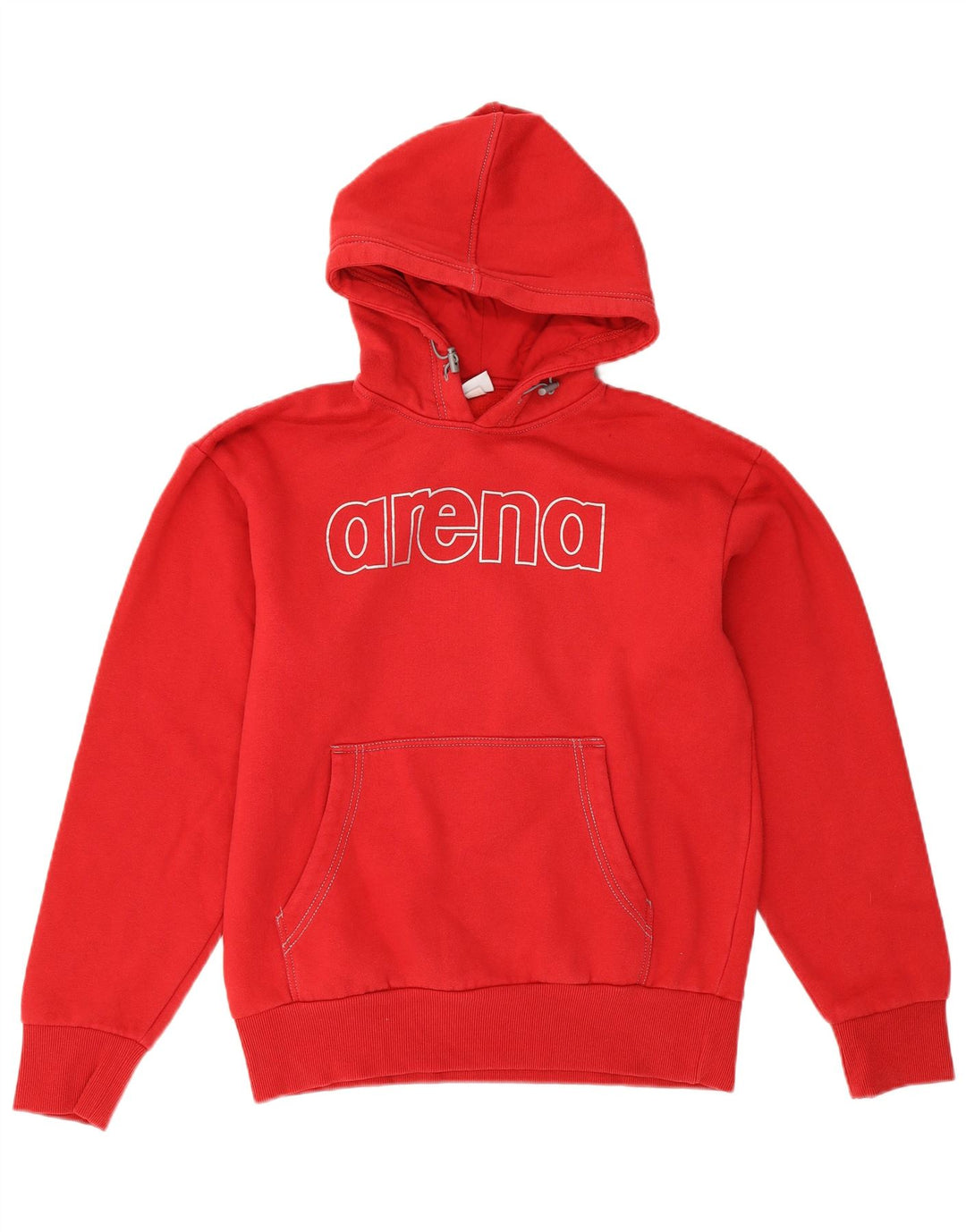Мужской джемпер с капюшоном Arena, маленький красный, хлопковый