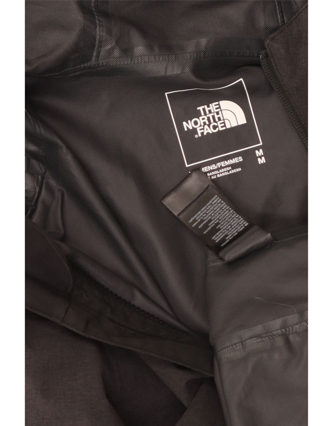 Женская дождевик с капюшоном THE NORTH FACE UK 14, средний серый полиэстер