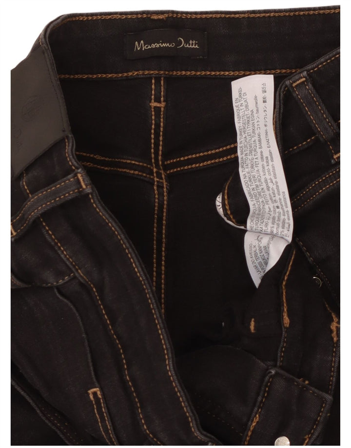 Женские джинсы Bootcut MASSIMO DUTTI EU 42, большие W32 L32, черный хлопок