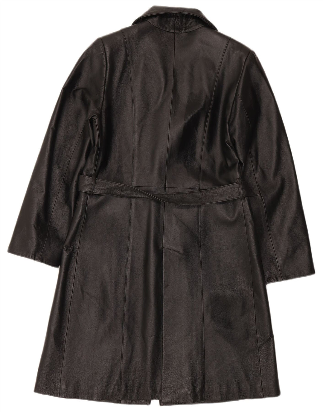 LAVORAZIONE ARTIGIANALE Женское кожаное пальто IT 44 Medium Black Leather