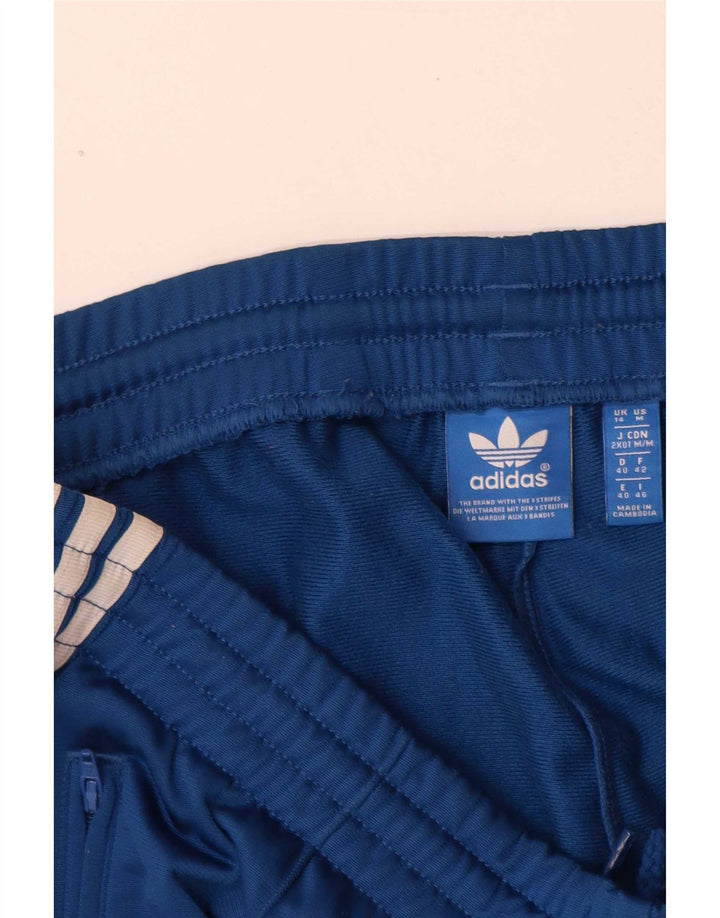 Женские спортивные брюки Adidas UK 14, большой синий полиэстер