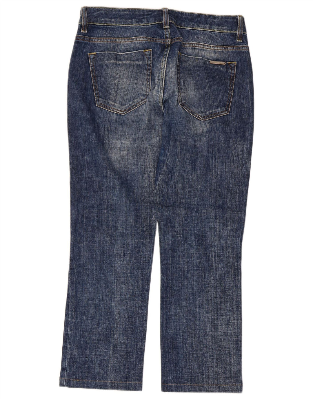 Женские укороченные джинсы Massimo Dutti W27 L25, синий хлопок