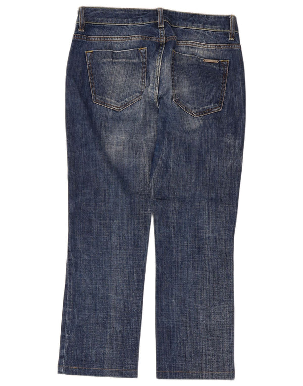 Женские укороченные джинсы Massimo Dutti W27 L25, синий хлопок