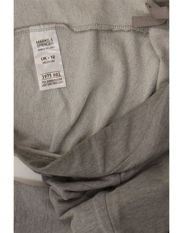 Женские спортивные брюки Marks & Spencer UK 12, хлопок среднего серого цвета