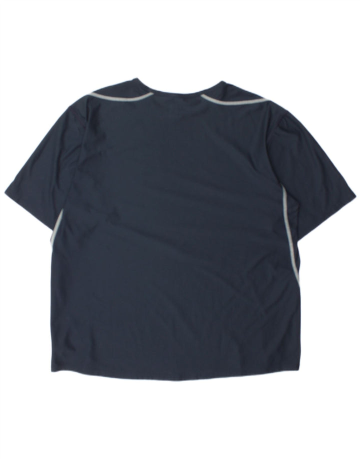 Мужская футболка Nike Top UK 45/47 XL Темно-синий полиэстер