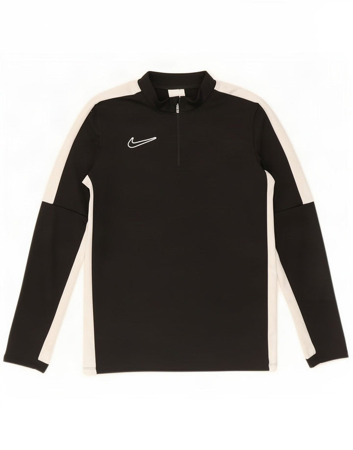 Пуловер спортивный костюм Nike для мальчиков Dri Fit, большой черный цвет 12–13 лет