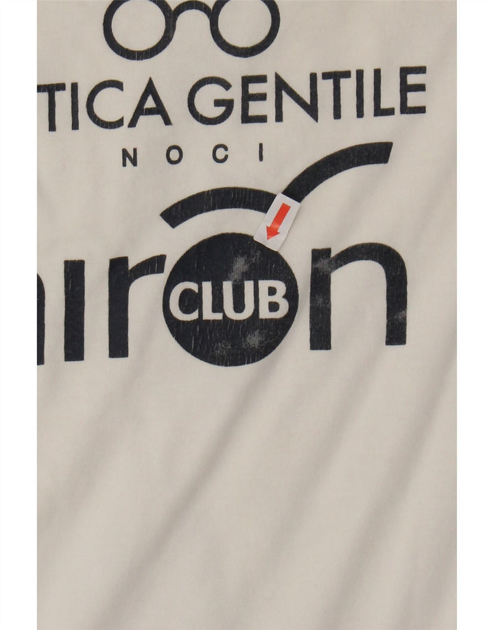 ARENA Mens Graphic T-Shirt Top Medium White Colourblock Vintage Arena and Second-Hand Arena from Messina Hembry 