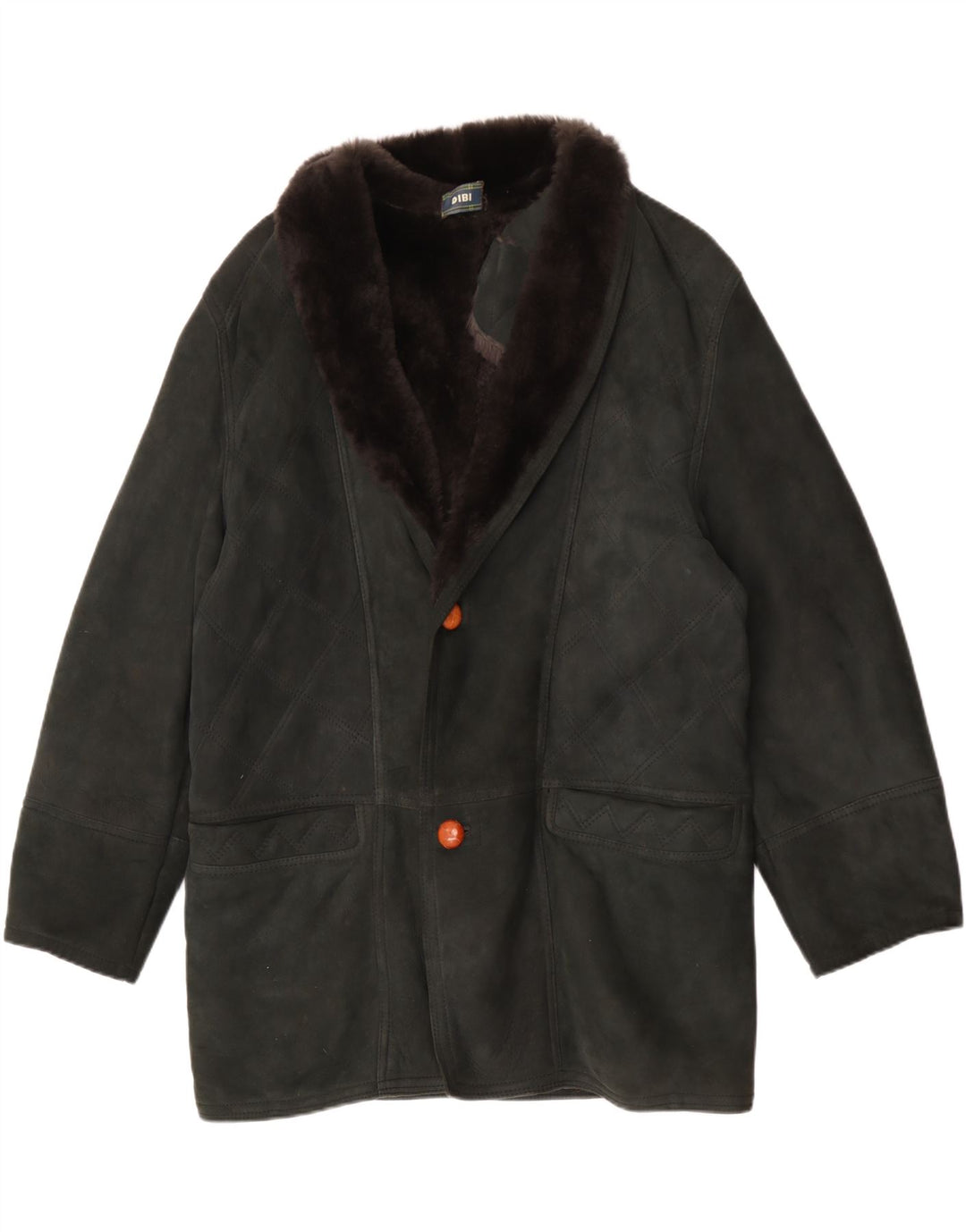 Мужская короткая дубленка Dibi IT 50 Large Khaki
