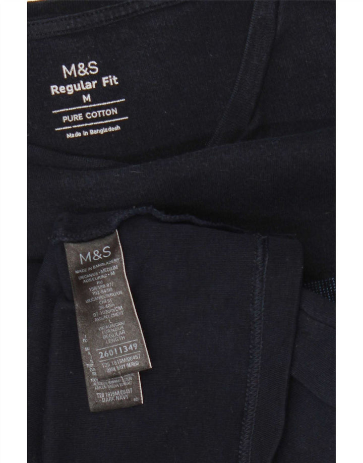 Женская футболка Marks & Spencer Top UK 14, средний темно-синий в полоску