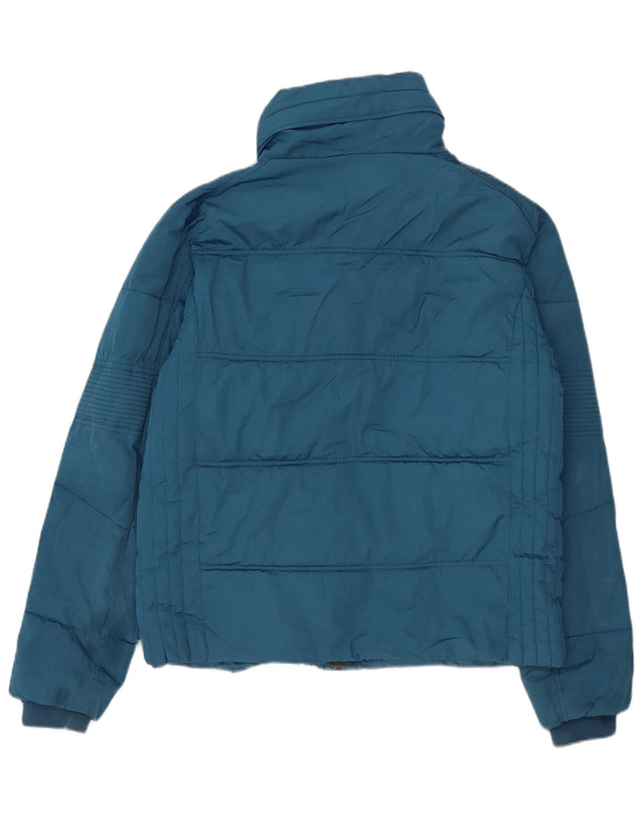 Мужская стеганая куртка Zara UK 44 2XL, синяя, полиэстер