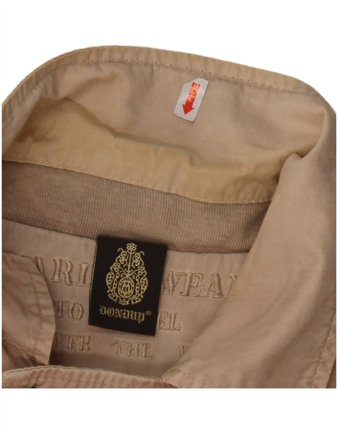 DONDUP Женский бомбер IT 52 2XL Бежевый Хлопок