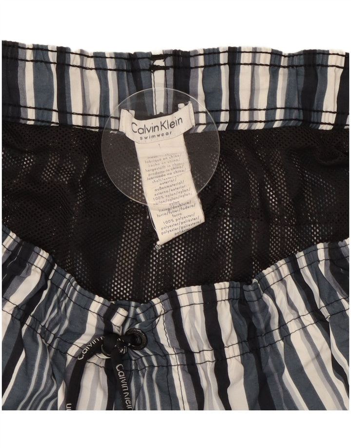 Мужские шорты для плавания Calvin Klein, полиэстер, большая синяя полоска