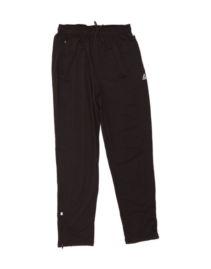 REEBOK Mens Tracksuit Trousers Medium Black Polyester Vintage Reebok and Second-Hand Reebok from Messina Hembry 