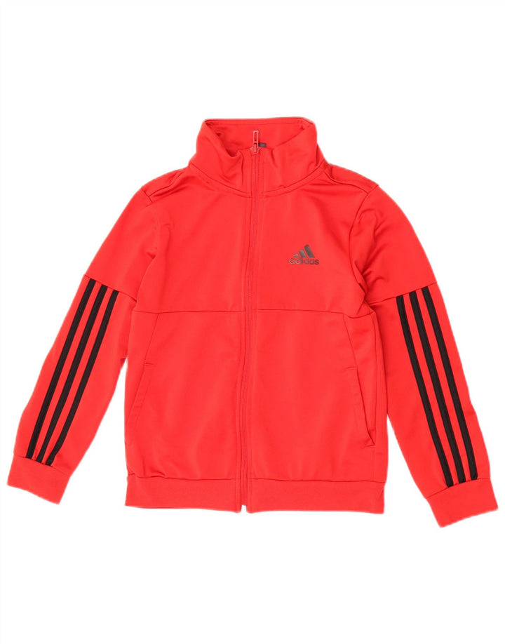 Спортивный костюм Adidas для мальчиков 9-10 лет, красный полиэстер