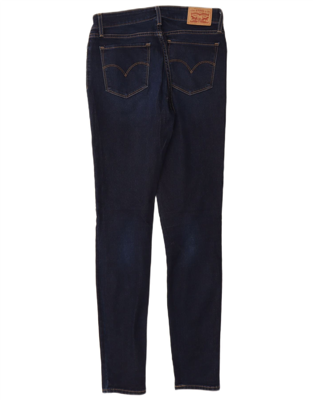 Женские джинсы скинни Levi's 711 W27 L32 Темно-синие, хлопок