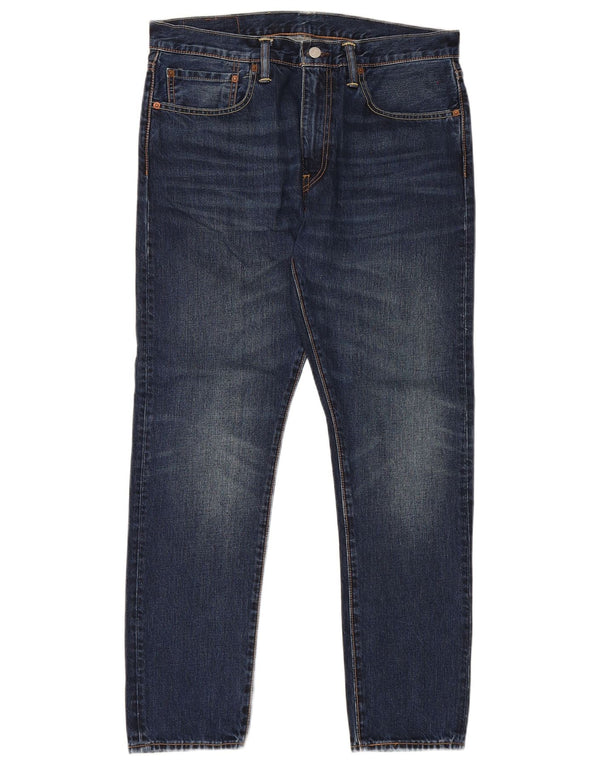 Мужские зауженные джинсы Levi's 512 W34 L30 темно-синие, хлопок