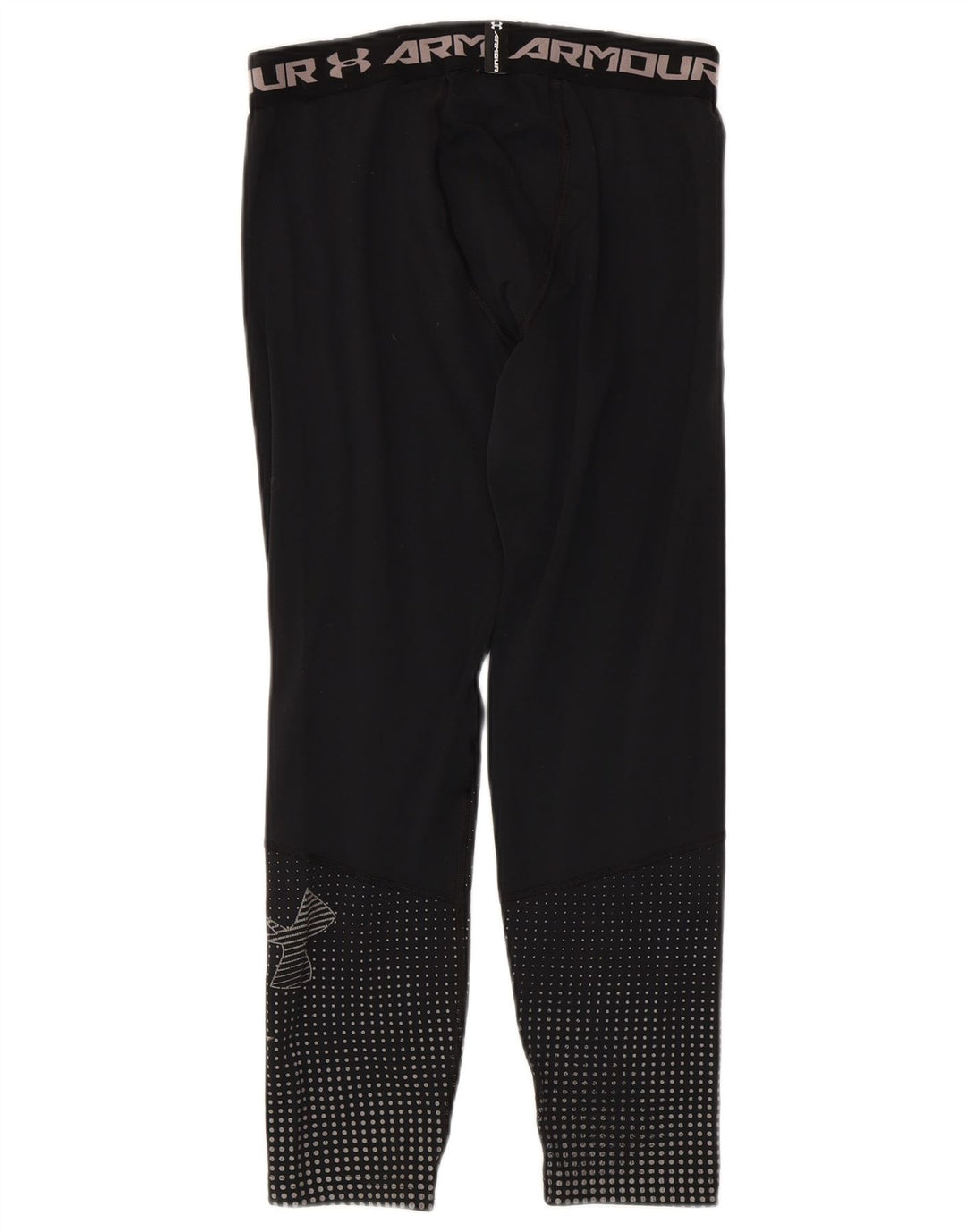 Леггинсы с рисунком Cold Gear для мальчиков Under Armour, 13–14 лет, XL, черный полиэстер