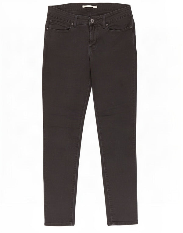Мужские джинсы скинни Levi's 711 W30 L32, черный хлопок