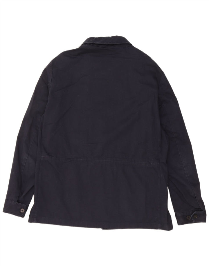 Мужская куртка Massimo Dutti UK 40, большая темно-синяя, хлопок