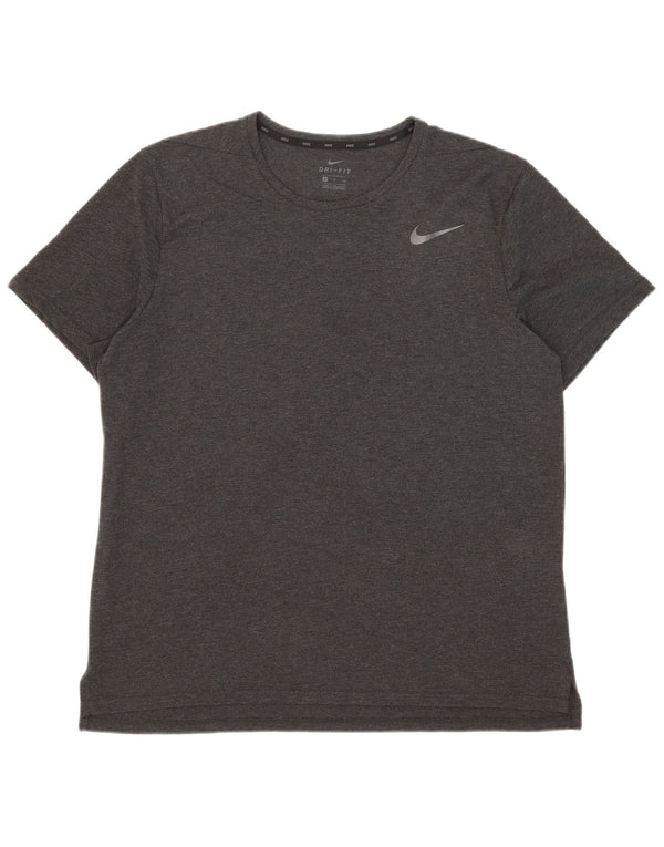 Мужская футболка Nike Dri Fit Top XL, серый полиэстер