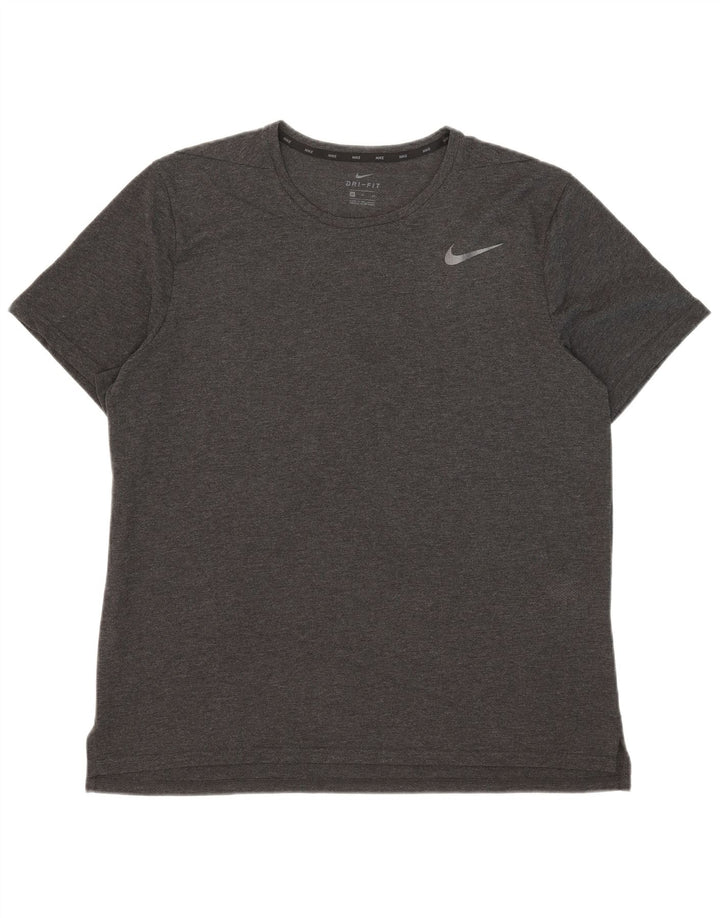 Мужская футболка Nike Dri Fit Top XL, серый полиэстер