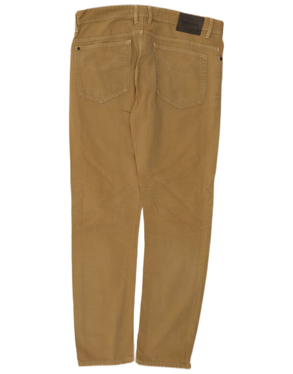 Мужские тонкие повседневные брюки Jeckerson W34 L30, хаки, хлопок