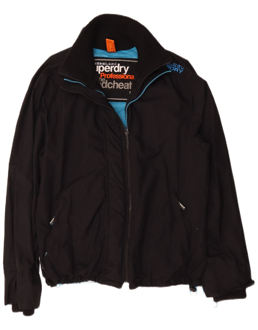 Мужская ветровка с рисунком Superdry UK 44 2XL, черный нейлон