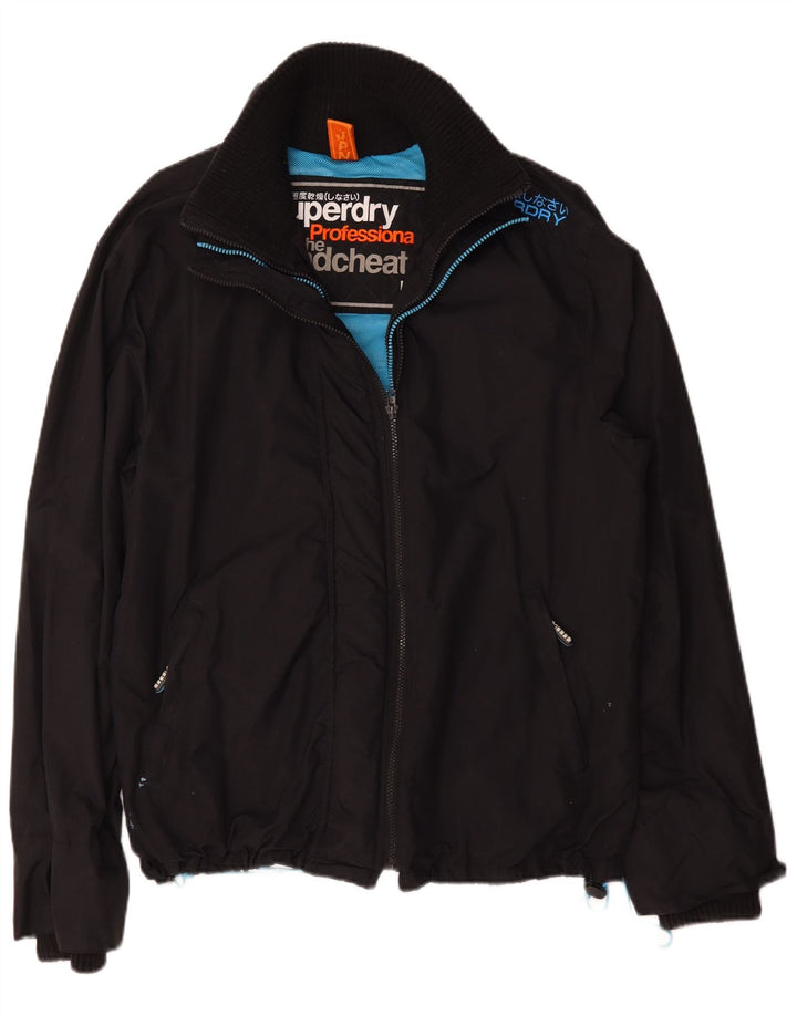 Мужская ветровка с рисунком Superdry UK 44 2XL, черный нейлон
