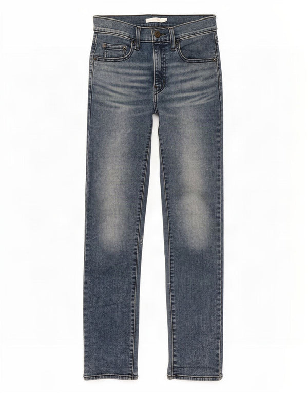 Женские прямые джинсы Levi's 724 с высокой посадкой W26 L30, синие, хлопок