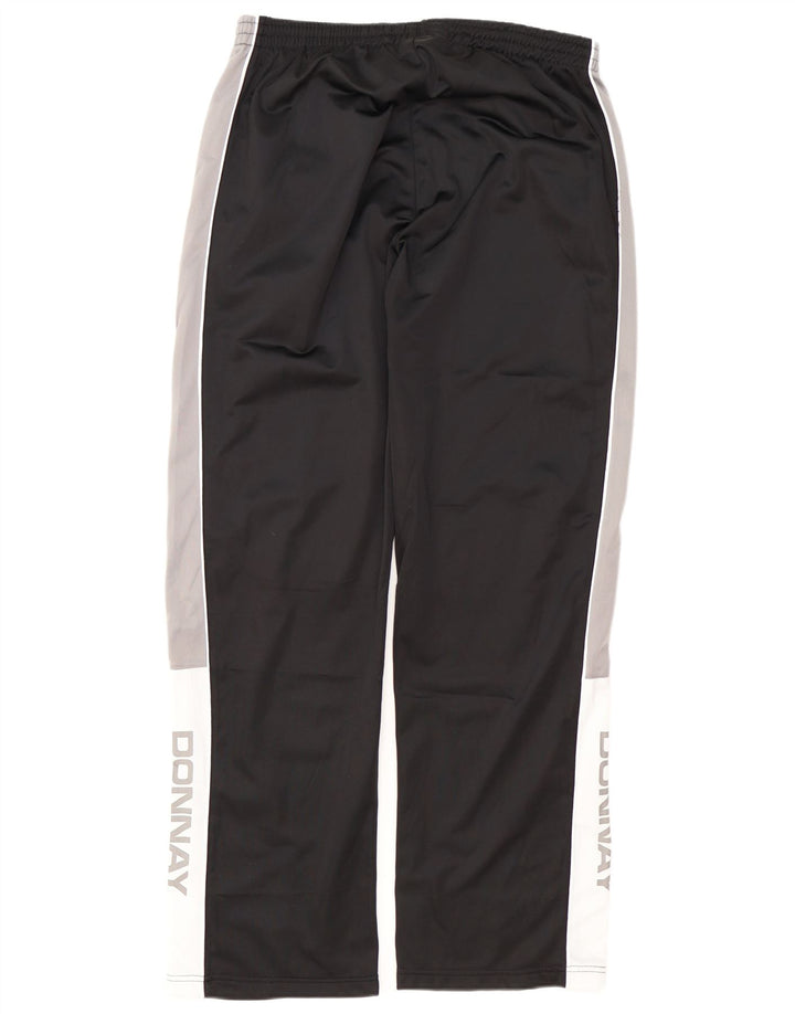 Donnay Мужские спортивные брюки XL, черные, полиэстер с цветными блоками