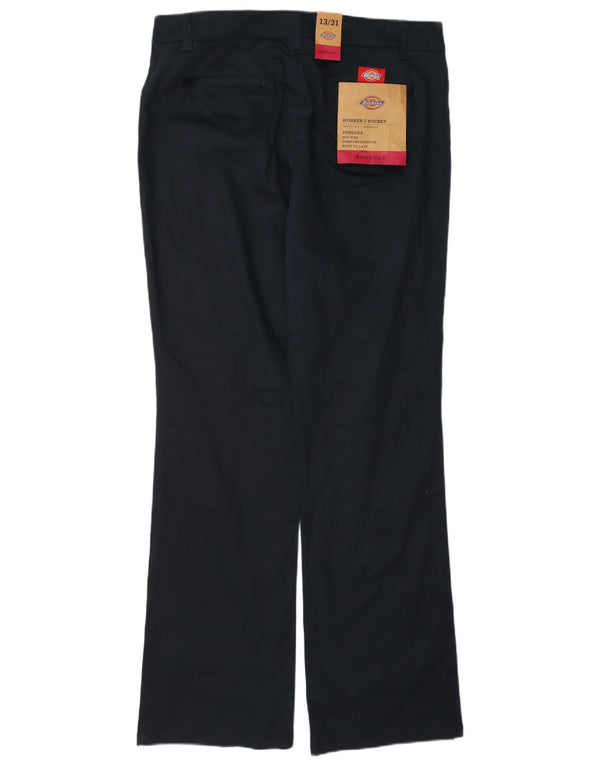 Женские брюки чинос Dickies со средней посадкой США 13, большие W31 L32, темно-синие
