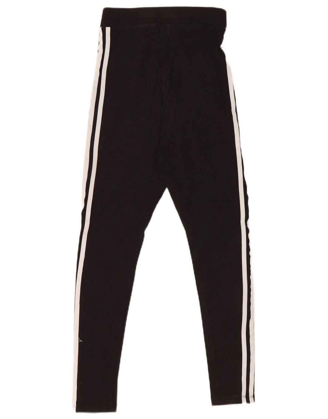 Женские леггинсы ADIDAS UK 10, маленькие, черные, хлопковые