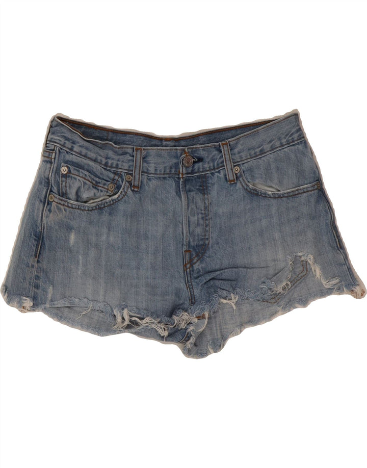 LEVI'S Womens Denim Shorts W28 Medium  Blue Cotton Vintage Levi's and Second-Hand Levi's from Messina Hembry 