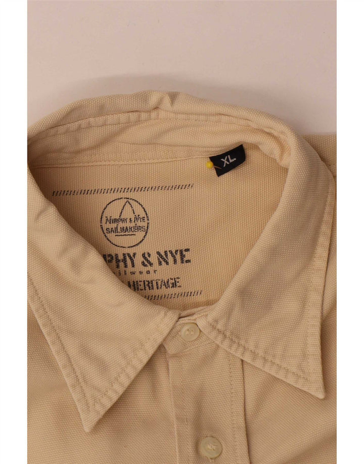 Мужская рубашка Murphy & Nye Sailmakers XL, бежевый хлопок