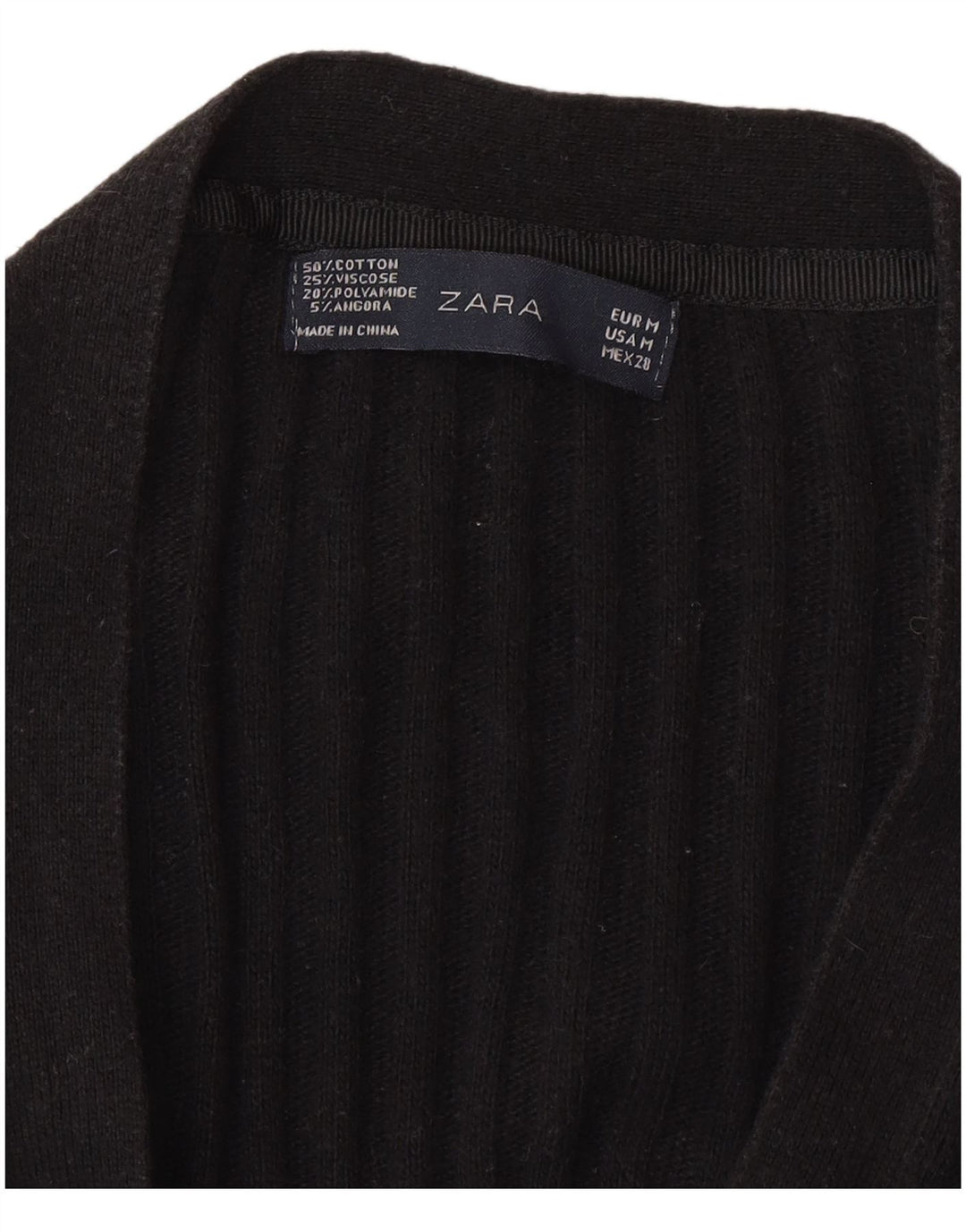 Женский кардиган Zara UK 12, средний черный