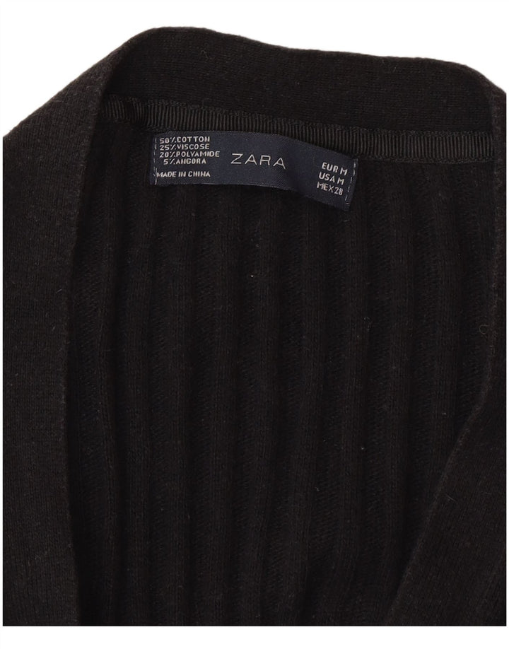 Женский кардиган Zara UK 12, средний черный