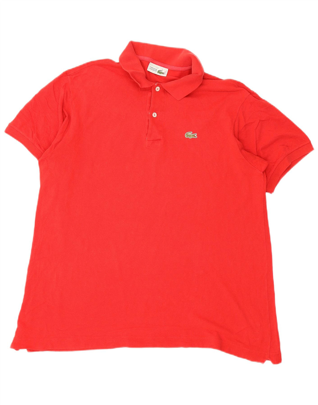 Мужская рубашка-поло Lacoste, размер 6 XL, красная