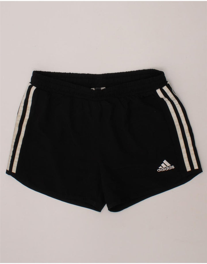 ADIDAS Girls Sport Shorts 13-14 Years  Black Polyester Vintage Adidas and Second-Hand Adidas from Messina Hembry 