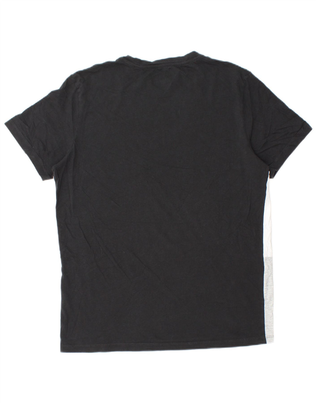 Мужская футболка Jack & Jones, большая черная, с цветными блоками