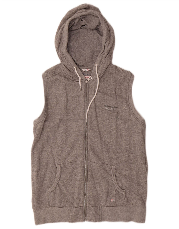 Женский свитер с капюшоном и молнией CHAMPION Heritage Classics UK 18 XL, серый цвет