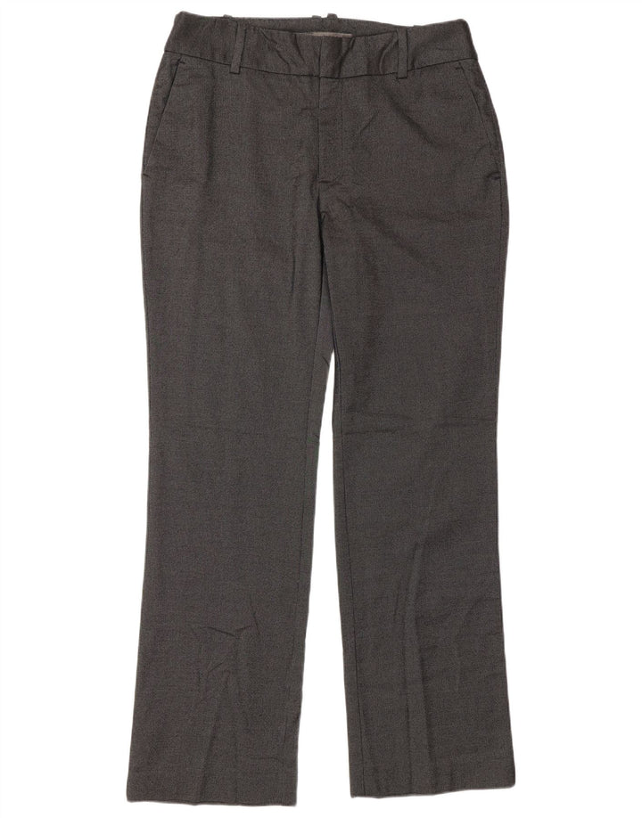 Женские прямые костюмные брюки Zara EU 38, маленькие W28 L30, серый полиэстер