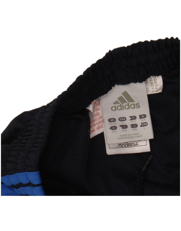 Спортивные брюки Adidas для мальчиков 13-14 лет, темно-синий, полиэстер