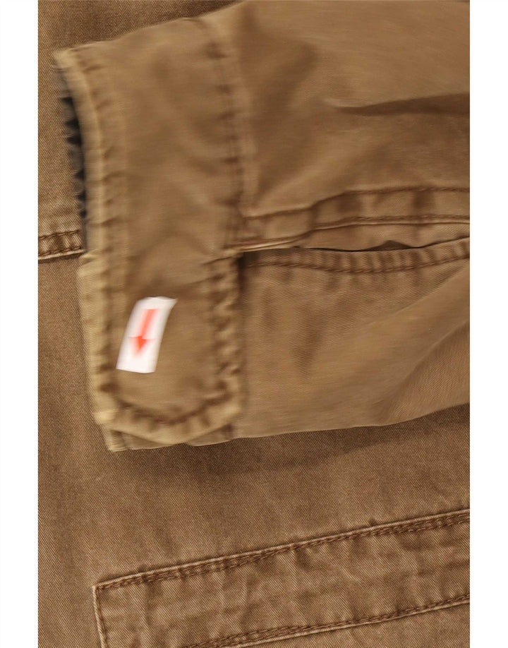 Мужская куртка в стиле милитари Camel Active IT 56 3XL Коричневый хлопок