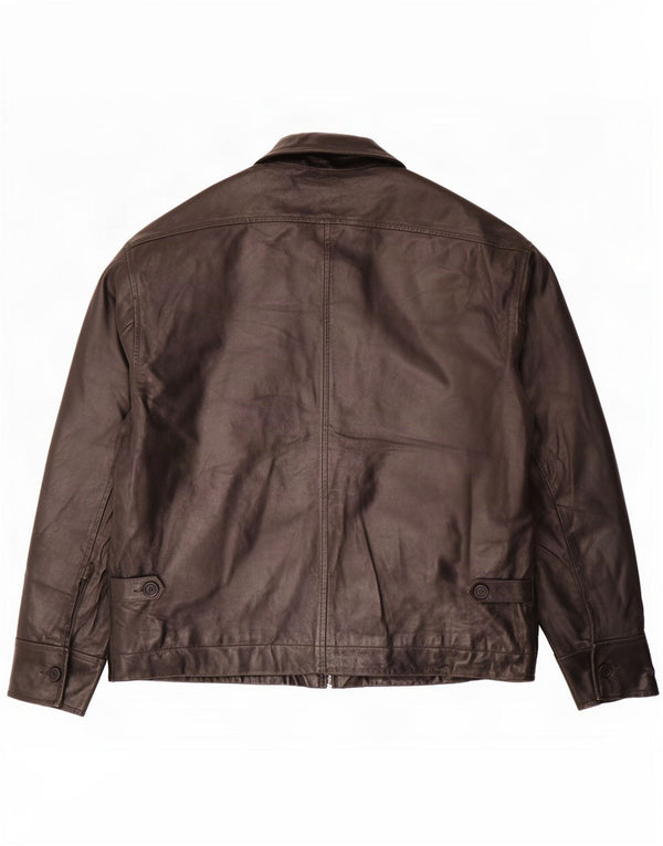 Мужская кожаная куртка Paul Smith UK 42 XL черная